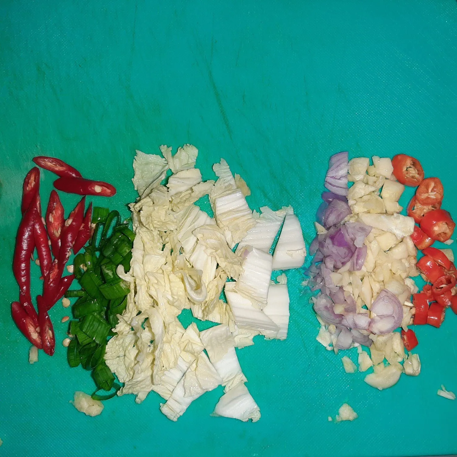 Step 1 Mie Kornet Kuah Susu