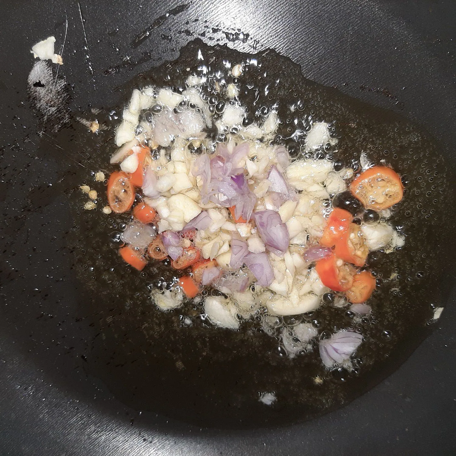 Step 2 Mie Kornet Kuah Susu