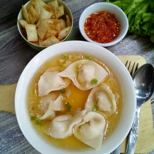 Wonton Chicken Soup #JagoMasakMinggu8Periode2