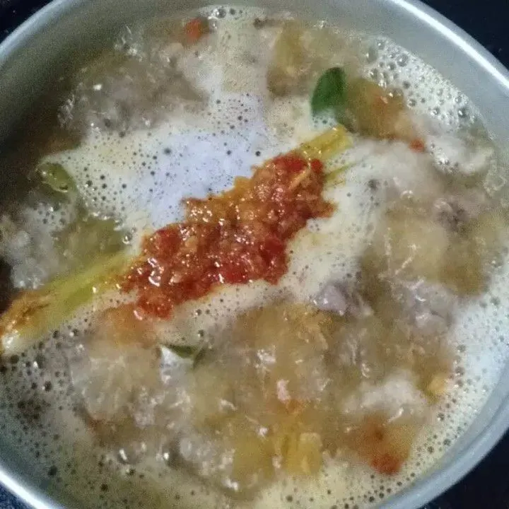 Step 4 Tengkleng Sapi Kuah Santan