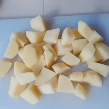 Kupas kentang & cuci bersih. Potong-potong kentang.