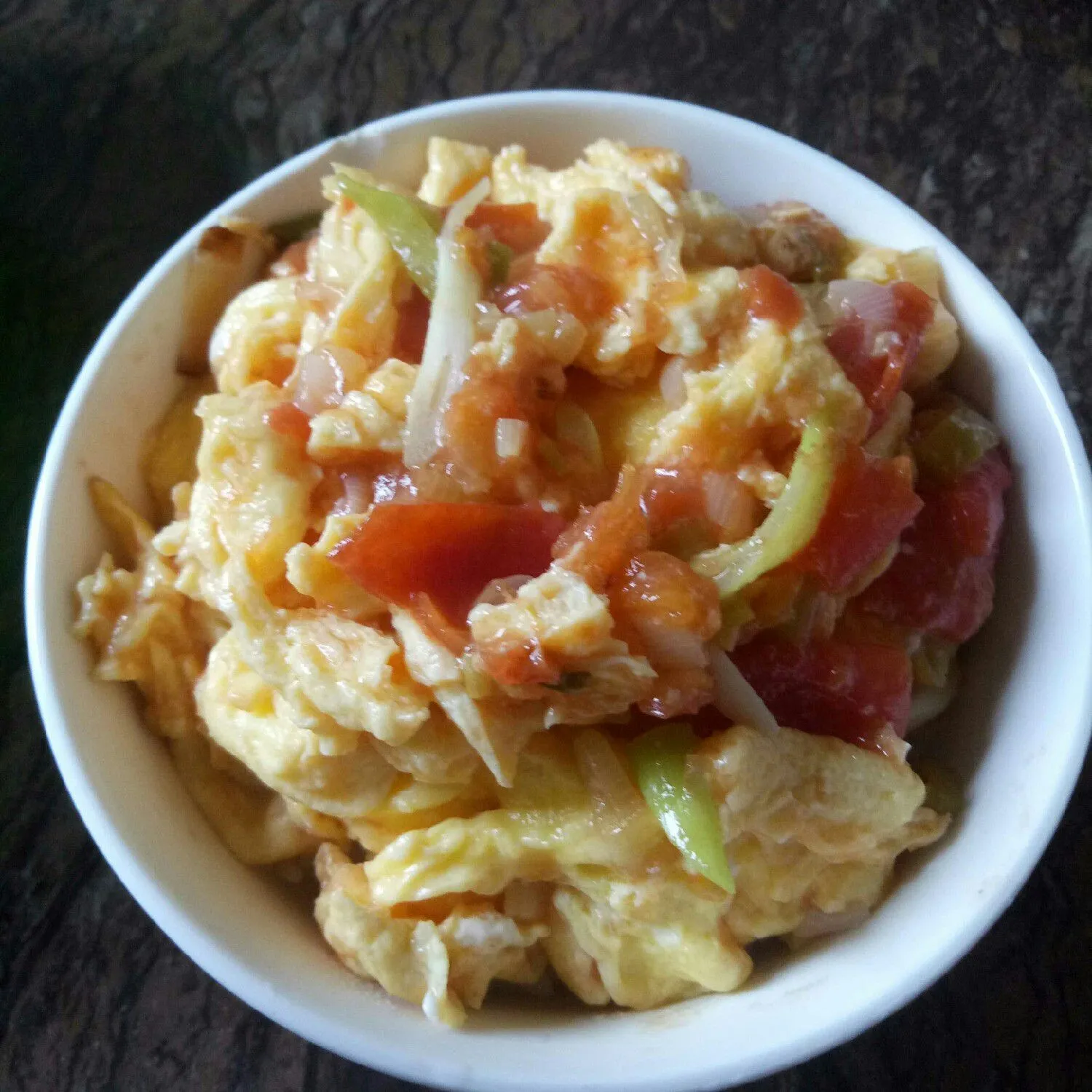 Tomato and Scrambeld Eggs