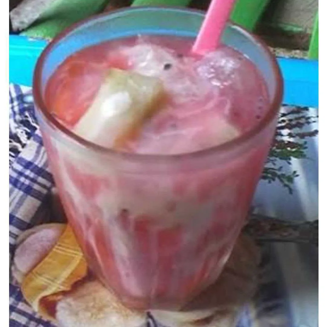 Es Kelapa Muda Pink Nata De Coco #JagoMasakMinggu9Periode2