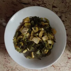 Tumis Tahu Sayur Asin