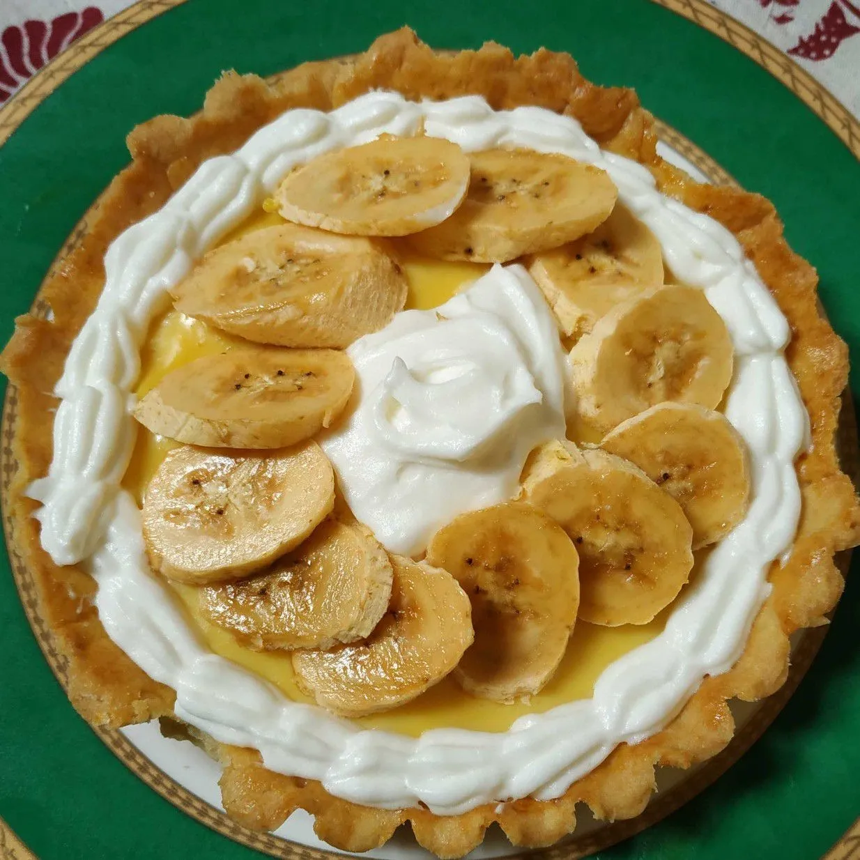 Banana Custard Pie #YummyOCC5