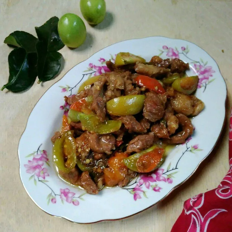 Krengsengan Daging