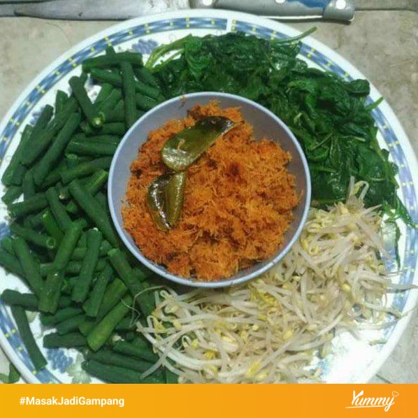 Resep Sayur Urap Urap #JagoMasakMinggu9Periode2 Sederhana Rumahan di