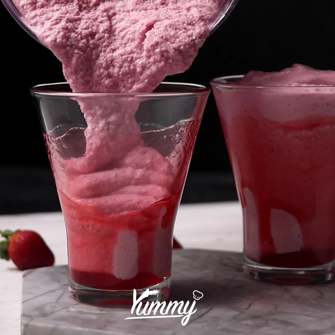 Step 5 Strawberry Cheese Milkshake