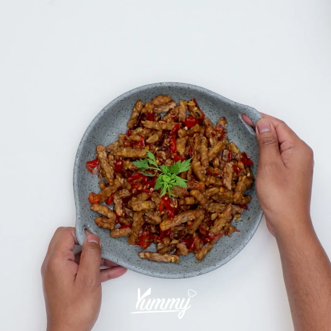 Step 5 Tumis Tempe Manis