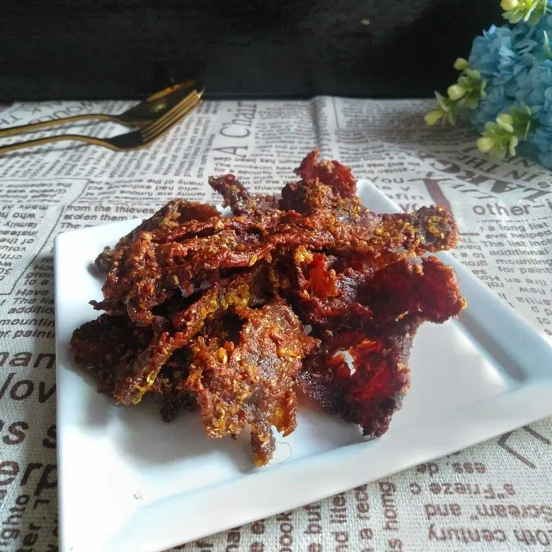 Dendeng Kering Berempah #JagoMasakMinggu10Periode2