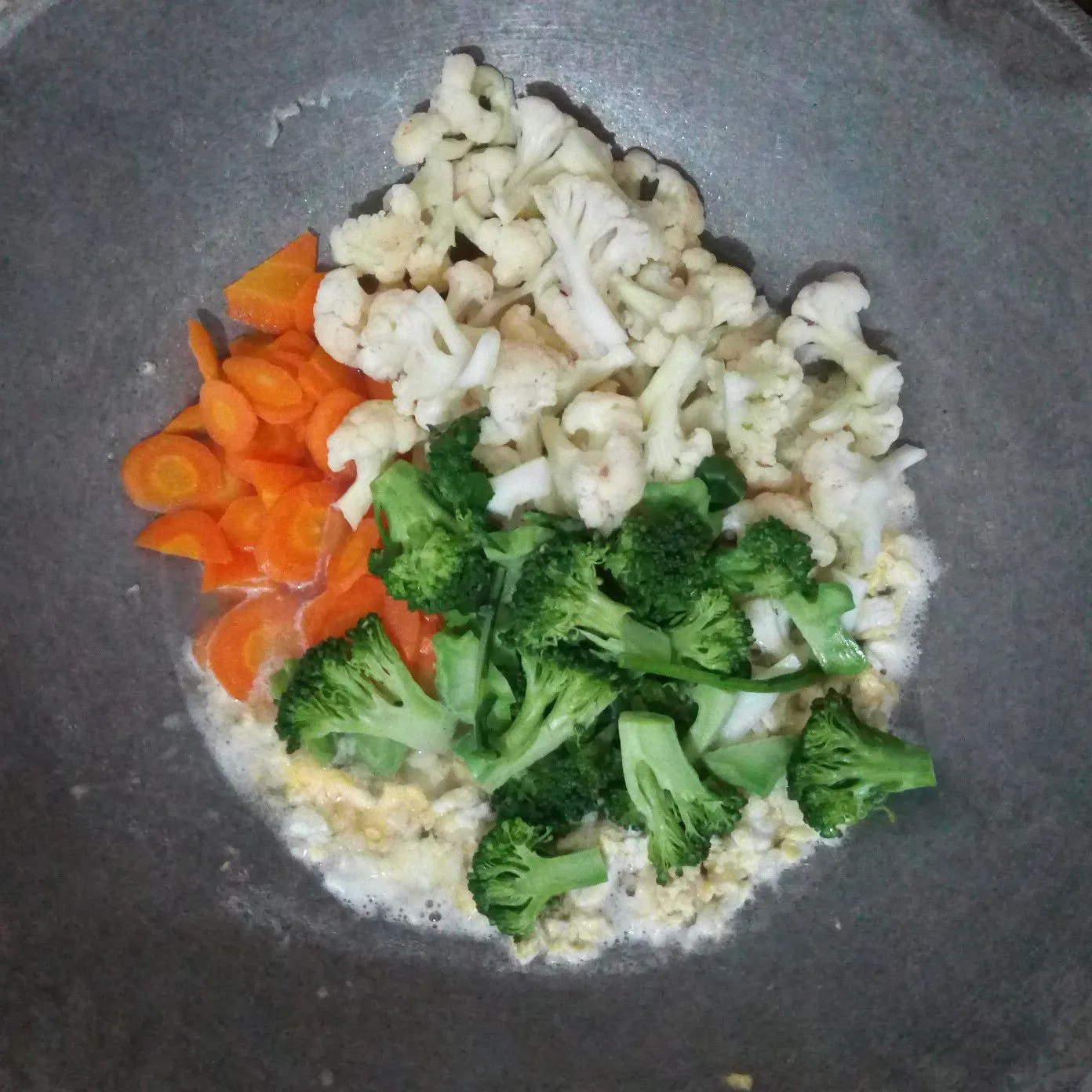 Step 6 Capcay Sayur Tiga Warna
