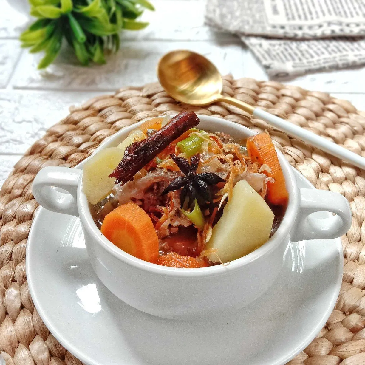 Sop Daging Sayur Berempah #JagoMasakMinggu10Periode2