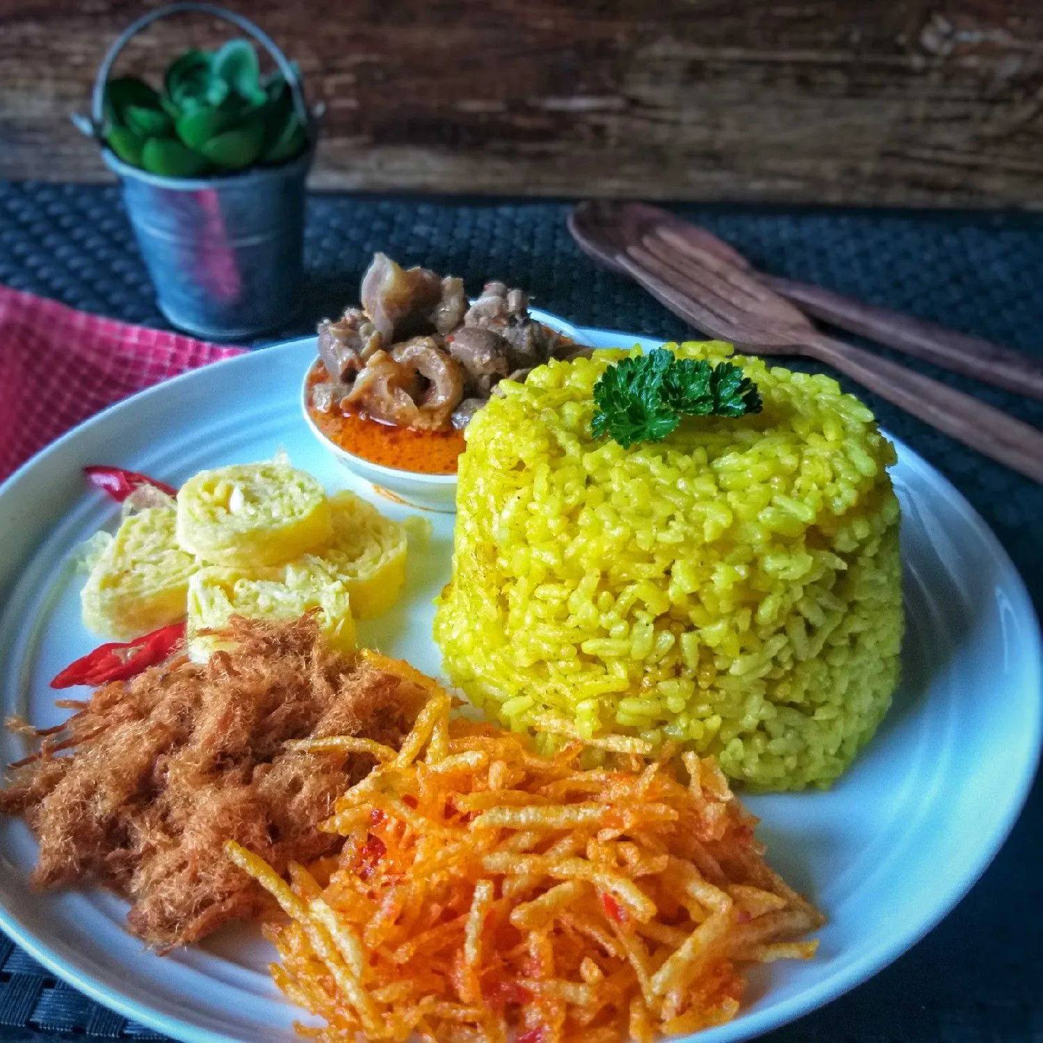 Nasi Kuning Mejikom #JagoMasakMinggu10Periode2