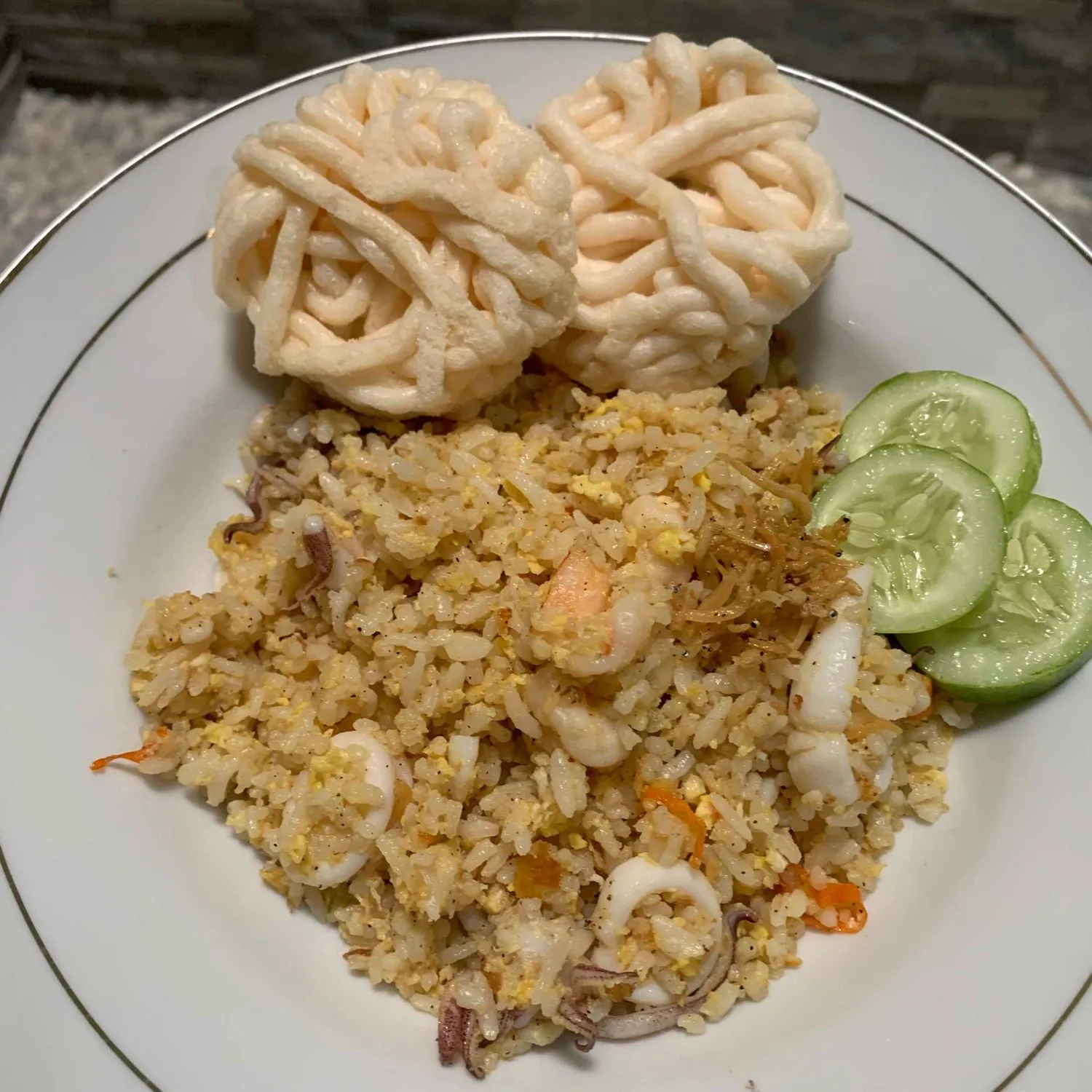 Nasi Goreng Seafood ala Sky