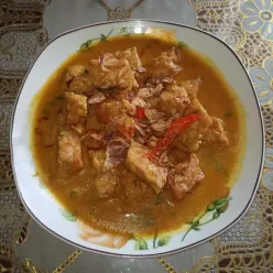 Tempe Kuah Santan Bumbu Kuning #JagoMasakMinggu10Periode2