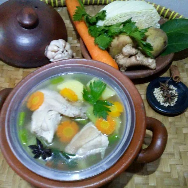 Sop Ayam Pak Min #JagoMasakMinggu10Periode2