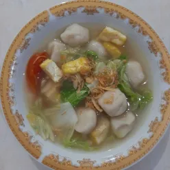 Sawi Tahu baso ikan