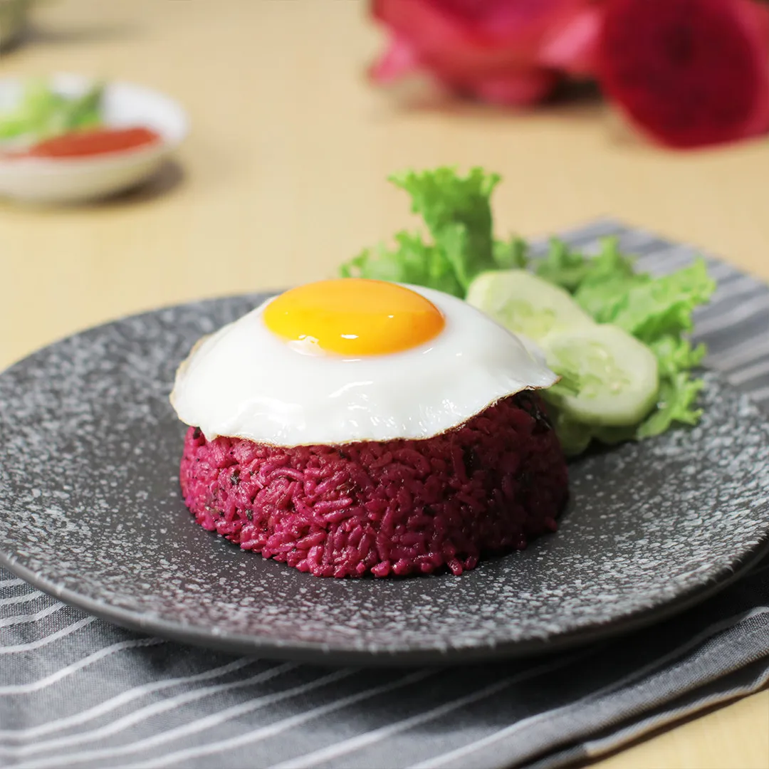 Step 5 Nasi Goreng Buah Naga