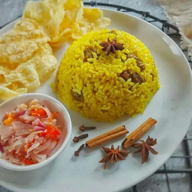 Nasi Kebuli Daging Sapi #JagoMasakMinggu10Periode2