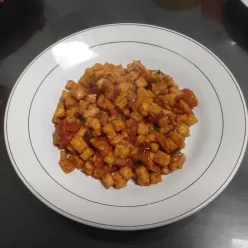 Tempe Tumis Saos Tiram