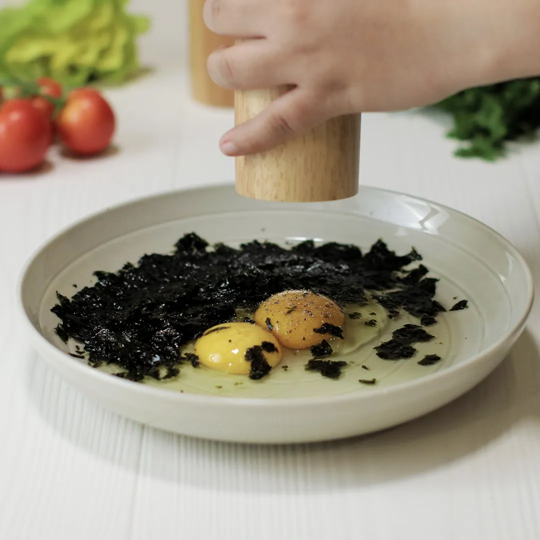 Step 1 Roti Telor Seaweed