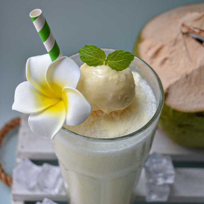 Resep Coconut Shake Meletop Sederhana Enak Chef Jeehan Kitchen