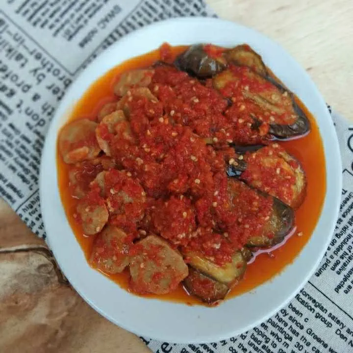 Balado Terong Bakso