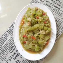 Tumis Pare Udang Rebon