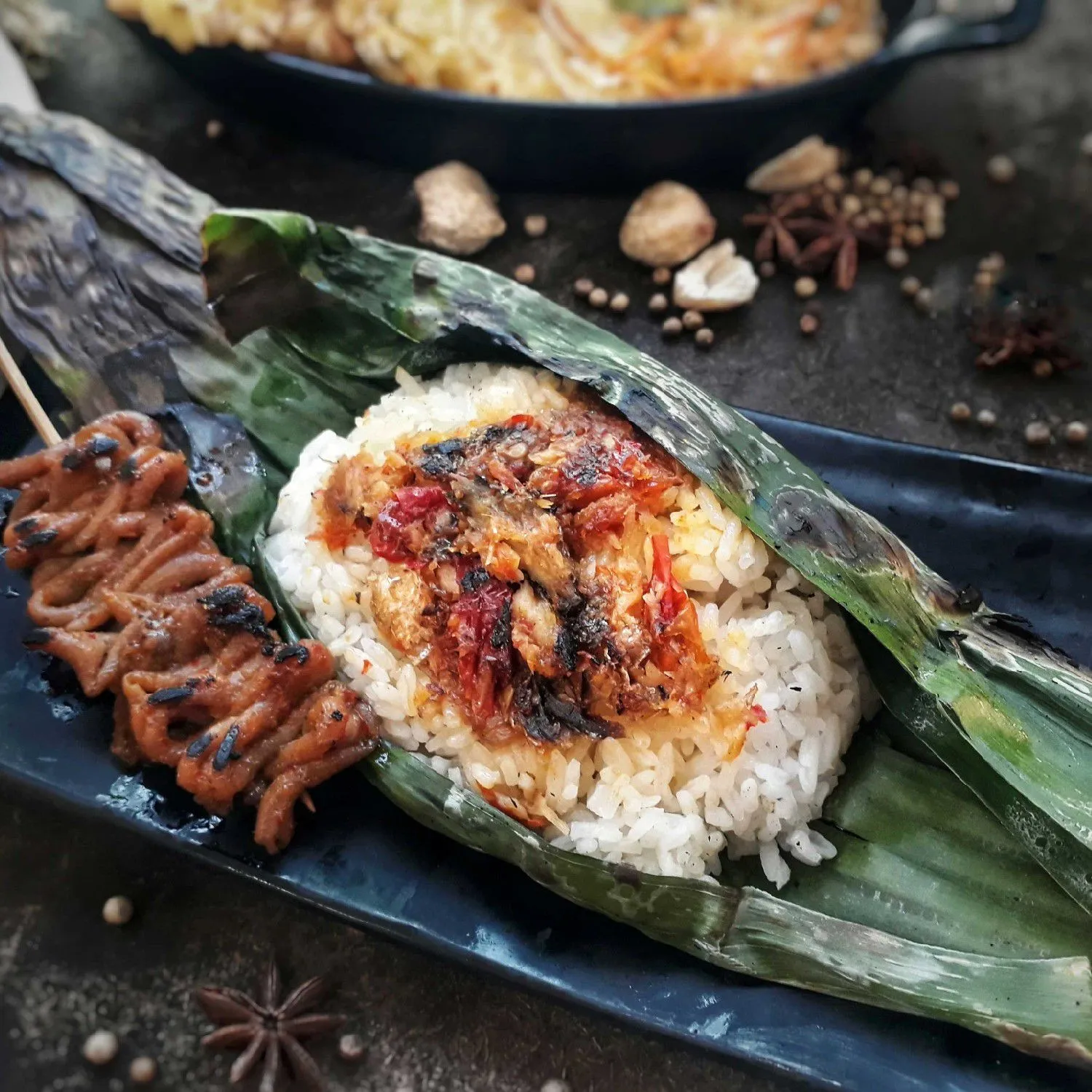 Nasi Bakar Sambal Bandeng Presto