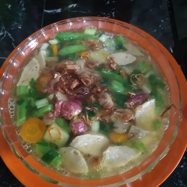 Sop telah matang bisa disajikan