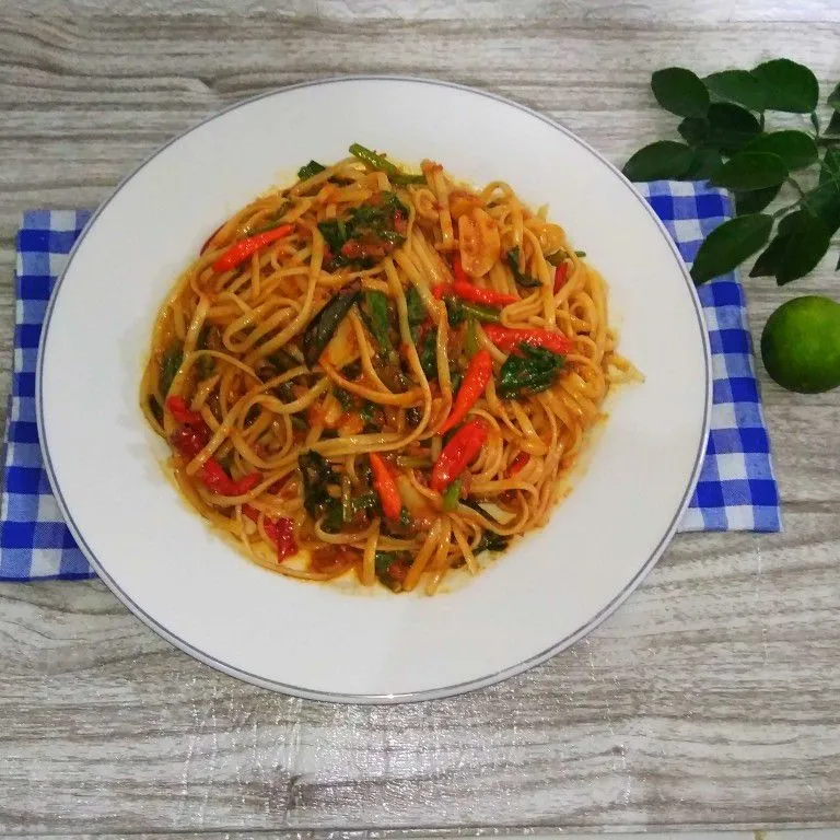 Spaghetti Kornet Bumbu Mercon