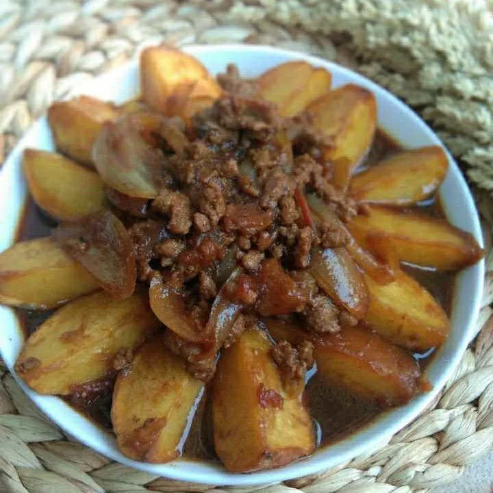 Semur Kentang Daging Cincang #JagoMasakMinggu1Periode3