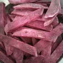 Potong stick ubu ungu, cuci bersih tiriskan