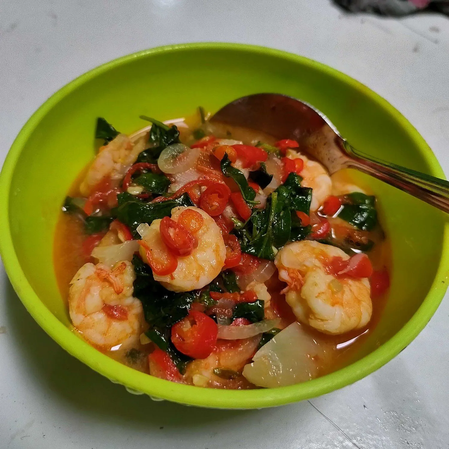 Tumis Udang Kemangi