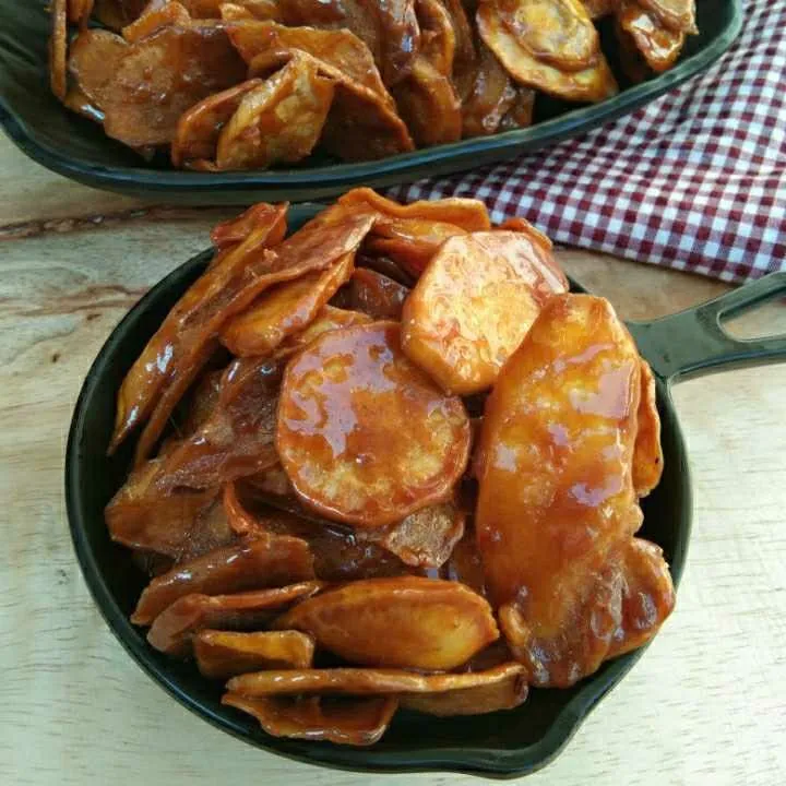 Keripik Ubi Manis Gula Merah #JagoMasakMinggu1Periode3