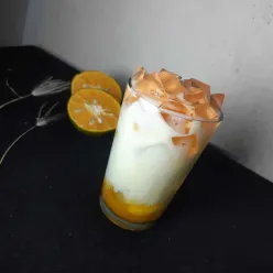 Es Jeruk Susu Jelly