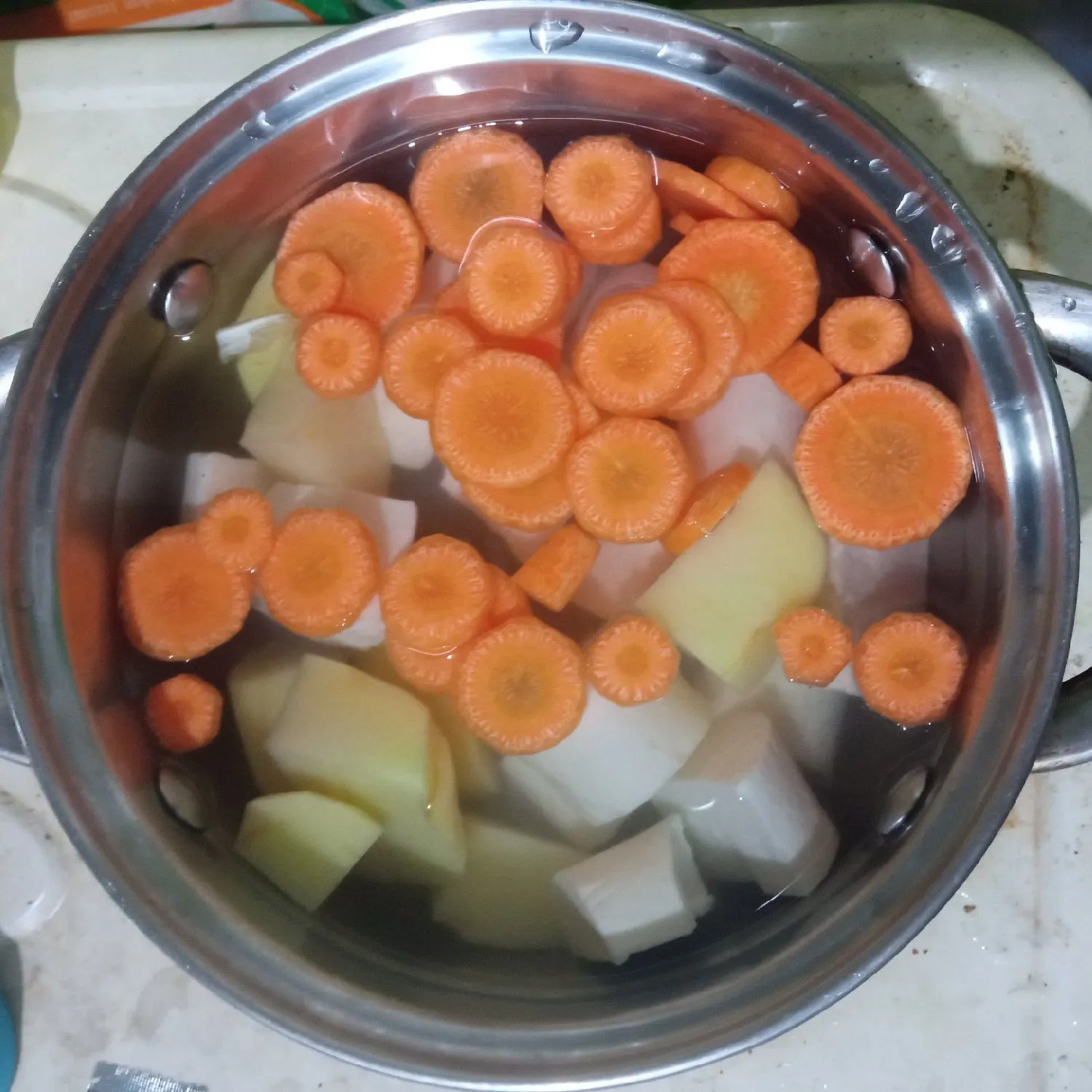 Step 2 Sup Singkong Ceker