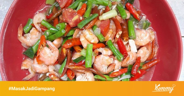 Daftar resep masakan rumahan yang mirip dengan tumis buncis udang