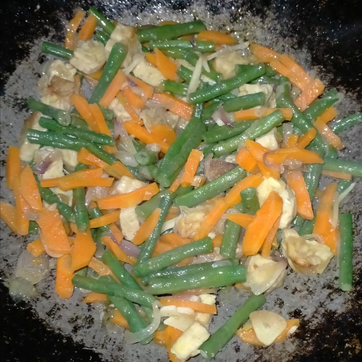 Step 6 Tumis Wortel Kacang Panjang