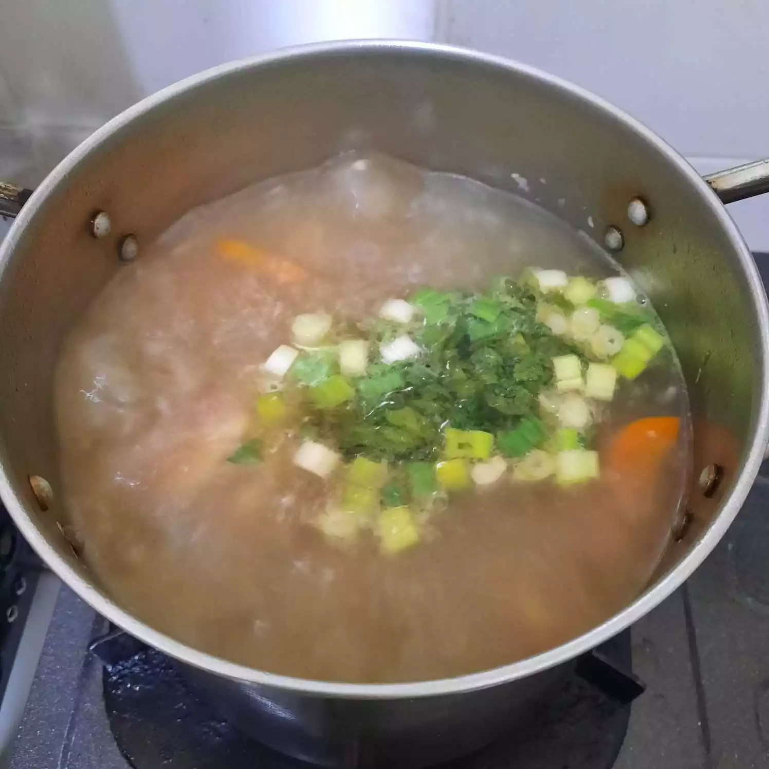 Step 7 Sop Tulangan Ayam Kentang Wortel