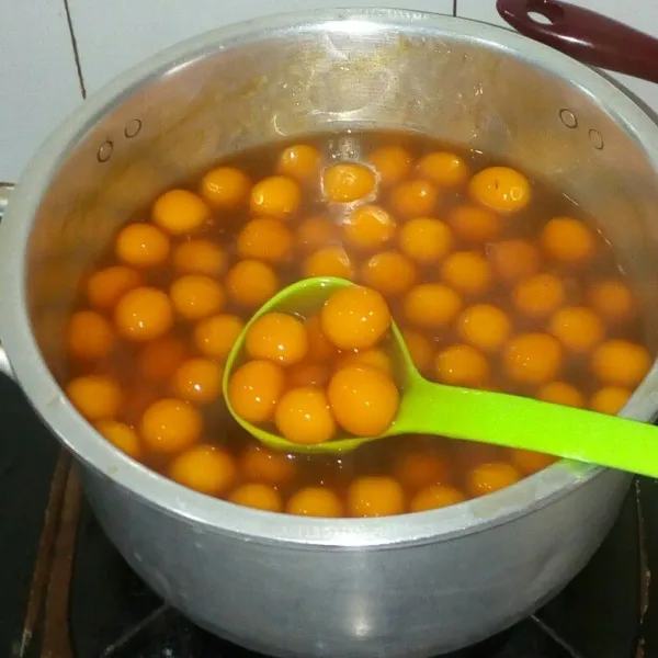 Masak sampai matang dan mendidih.