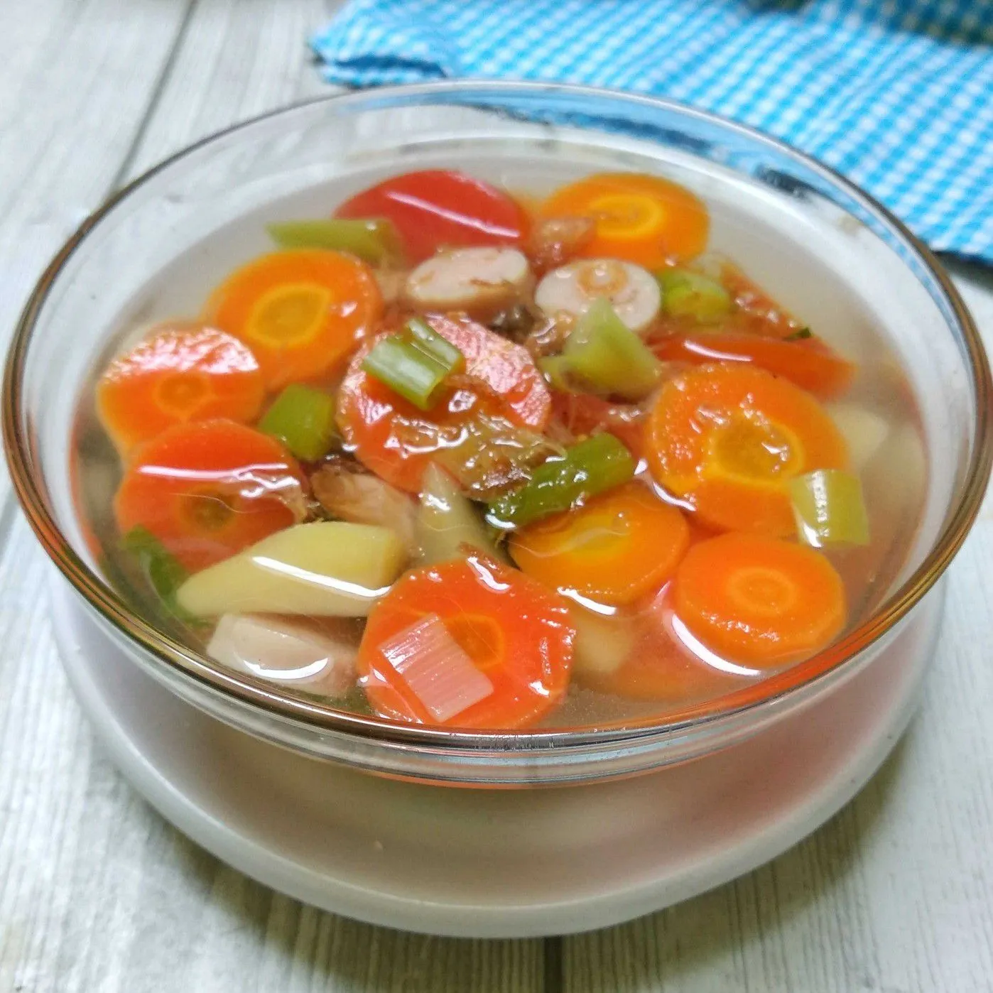 Sop Wortel Kentang Sosis #JagoMasakMinggu1Periode3