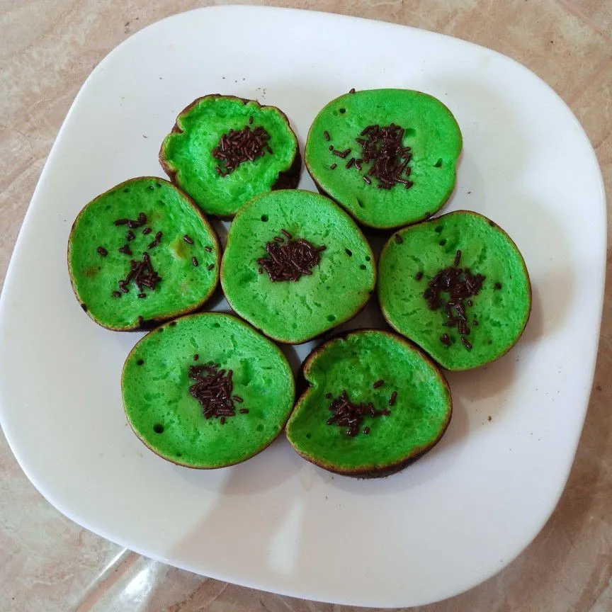 Kue Lumpur Pandan Coklat #JagoMasakMinggu1Periode3