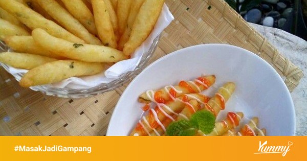 Bahan-bahan dasar untuk membuat stick kentang