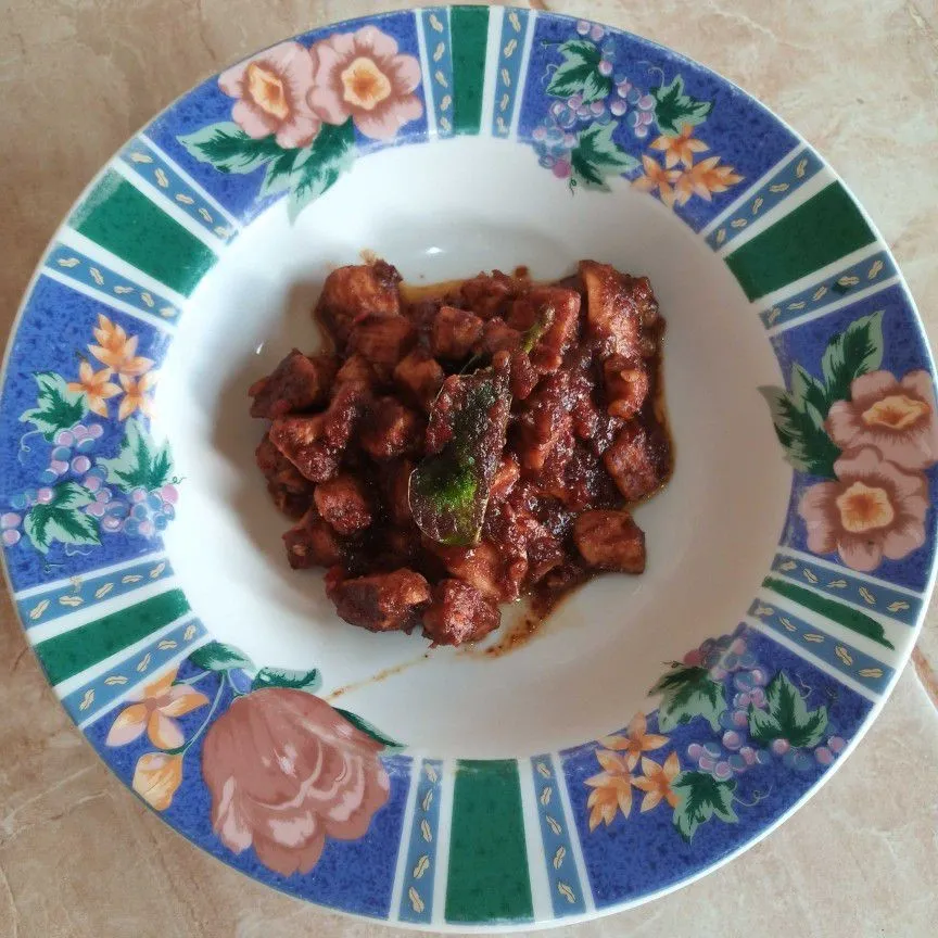 Sate Ayam Goreng Saus Kacang