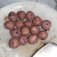 Angkat dan tiriskan dulu.