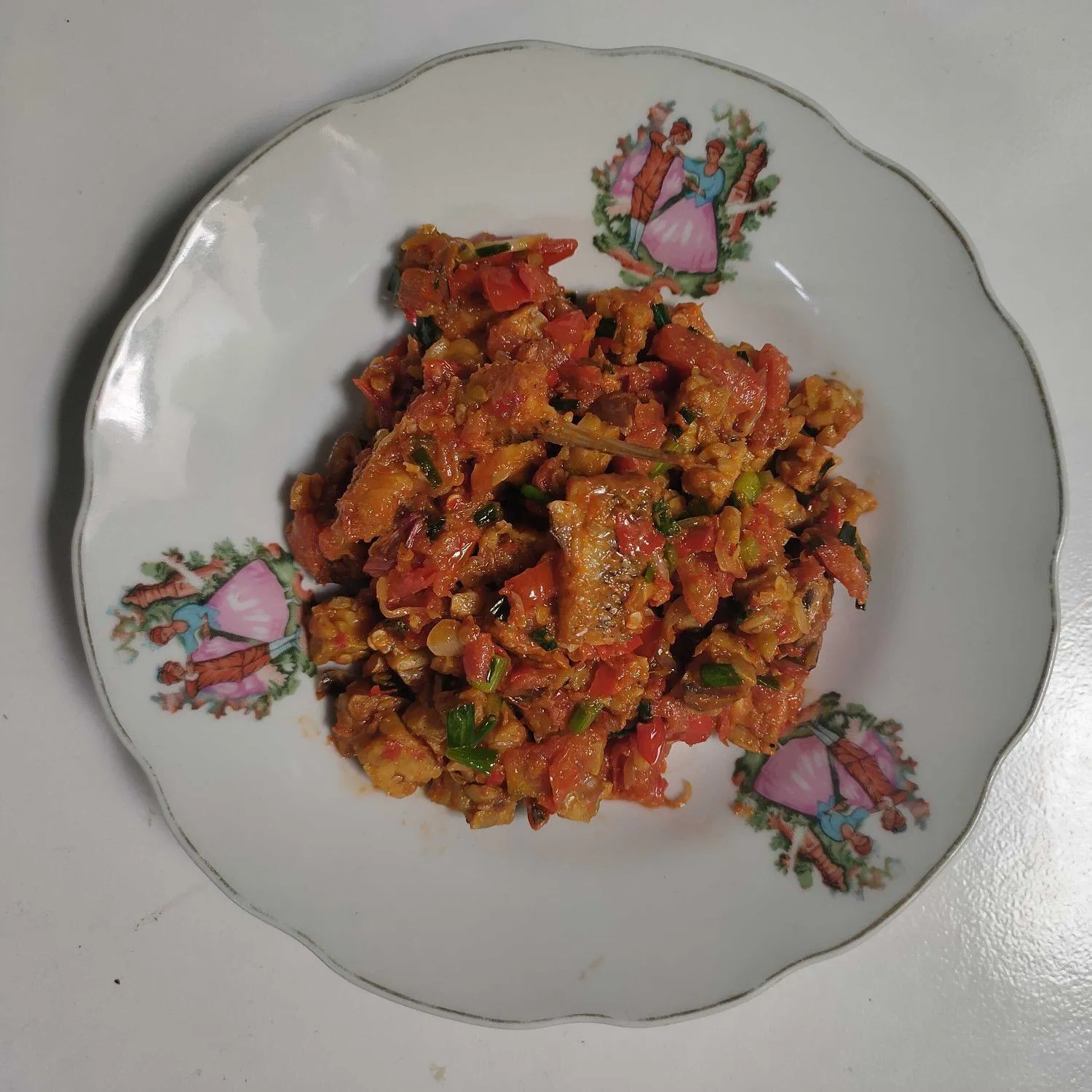 Sambal Goreng Ikan Asin Tempe