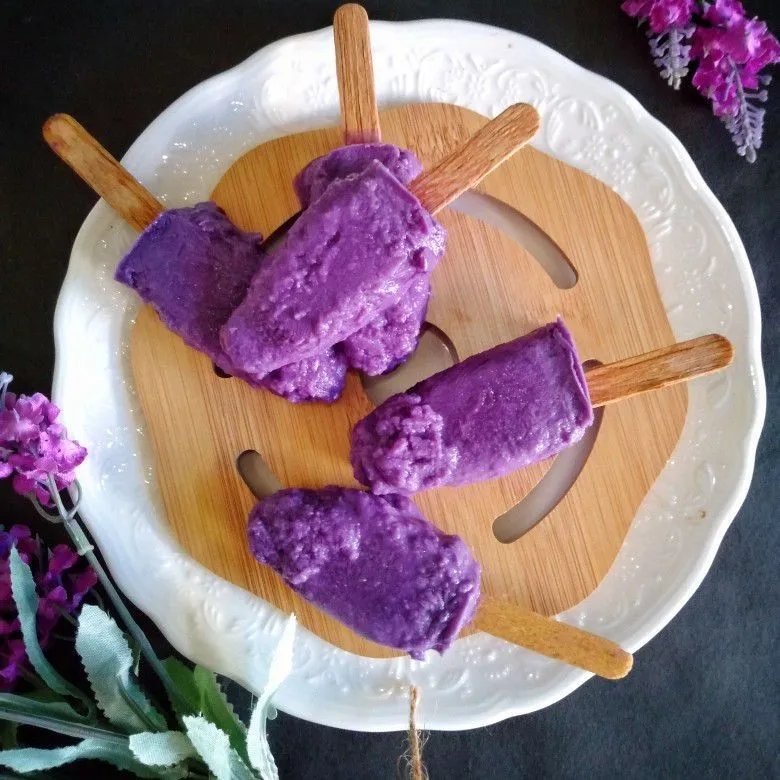 Purple Ubee Popsicle #JagoMasakMinggu1Periode3