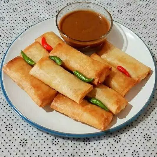 Lumpia isi Rogut Wortel Ubi #JagoMasakMinggu1Periode3