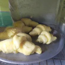 Panggang selama 20 menit dan croissant siap disajikan.